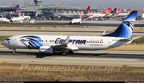 SU GDZ EgyptAir Boeing 737 866 WL Photo By AMIN LAKESTANI ID 893245