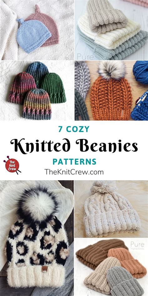 7 Cozy Knitted Beanie Patterns The Knit Crew