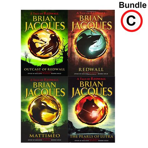 Redwall Series Books 1 6 Collection Set By Brian Jacques Mattimeo