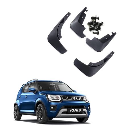 TIWON Car Mud Flap Guard Compatible With Maruti Ignis 2020 2022