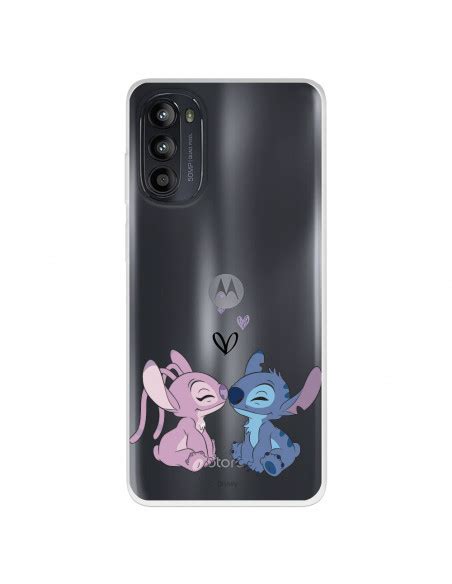 Offizielle Disney Angel And Stitch Kiss Hülle Für Motorola Moto Hülle