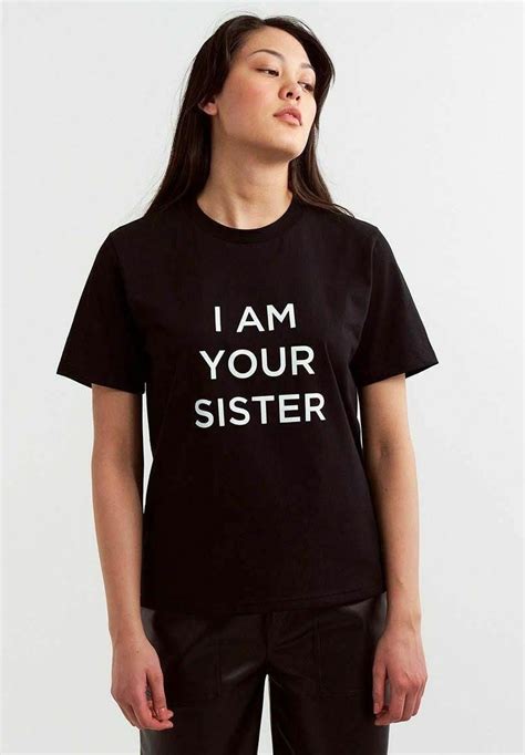 I Am Your Sister T Shirt Print Blackschwarz Zalandoat