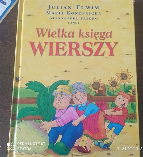 Wielka księga wierszy Tuwim Konopnicka Fredro Czekanów Kup teraz