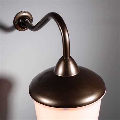 Pw Swan Neck Wall Light Opal J G Coughtrie