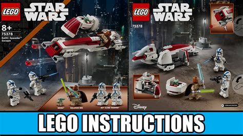 Lego Instructions Star Wars The Mandalorian Barc Speeder