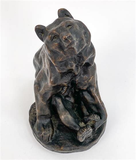 At Auction Georges Gardet GEORGES GARDET 1863 1939 BROWN BEAR BRONZE