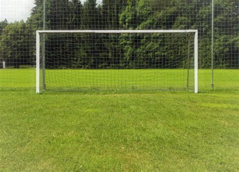 White Metal Frame Soccer Goal Free Image Peakpx