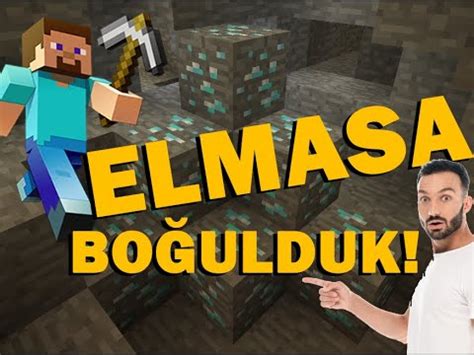 Minecraft Survival 1 BİR SÜRÜ ELMAS BULDUM YouTube