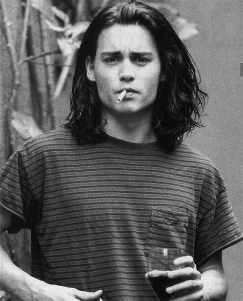 Johnny Depp Long Hair Young - Long Hair