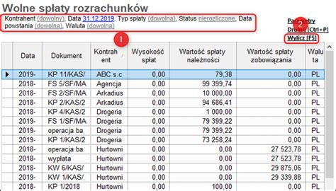 Rewizor Gt Jak Wyliczy Zestawienie Prezentuj Ce Wolne Sp Aty