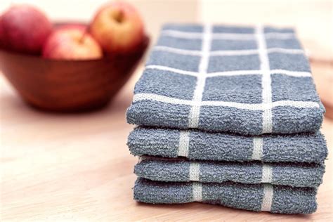 Blue Kitchen Towels / Terry Cloth | Etsy