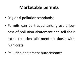 Economics Of Externalities And Pollution Abatement Ppt