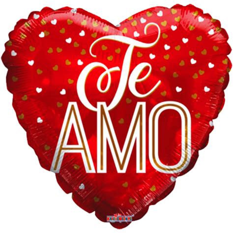 Globo Metalico Te Amo Corazoncitos De San Valentin En Forma De Corazon