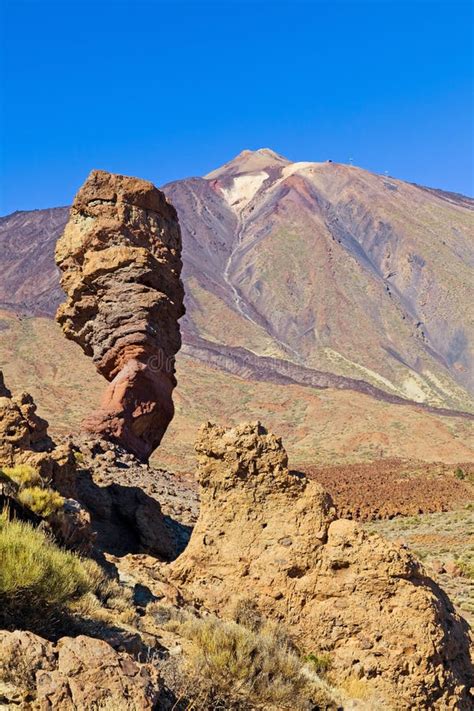 Los Roques De Garcia Teide National Park Tenerife Stock Image Image