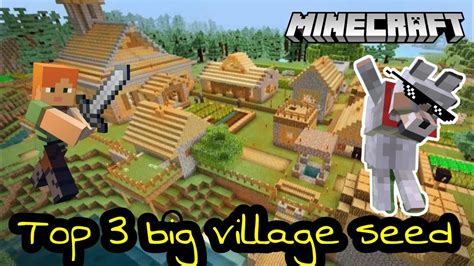 Top Big Village Seeds In Minecraft Pe Village Seed Minecraft Pe