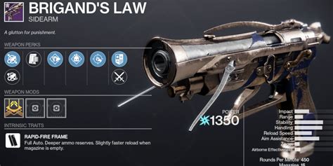 Destiny 2 How To Get Brigands Law And God Roll