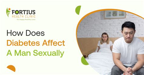 How Does Diabetes Affect A Man Sexually Fortius Health Clinic