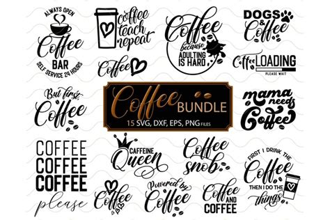 Coffee Svg Coffee Saying Wall Decor Bundle Svg Home Decor