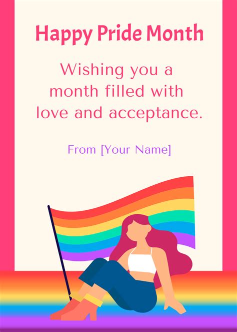 Free Happy Pride Month Wishes Template Edit Online And Download