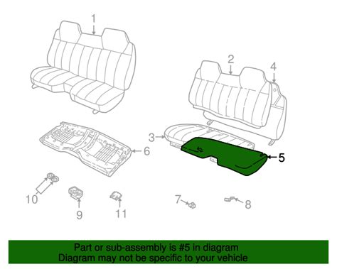 Gm Seat Cushion Pad Quirkparts