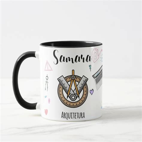 Caneca Arquitetura Profissão Presente Criativo Arquiteta Elo7