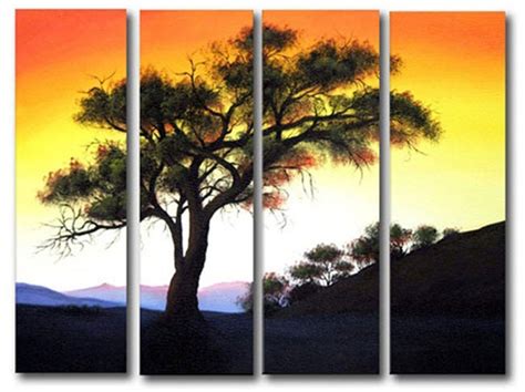 Painting Of Trees On Canvas At Paintingvalley Explore Collection