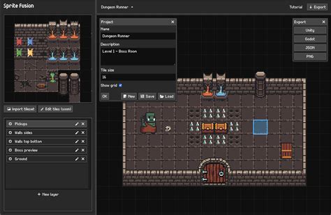 A Simple Free Tilemap Editor Online Sprite Fusion