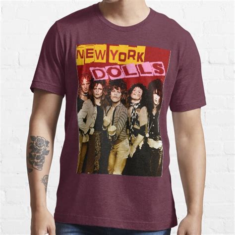 New York Dolls T Shirt For Sale By Atomtan Redbubble New York