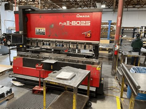 88 Ton X 8 Amada FBD 8025NT CNC Press Brake 2000 Wilson Express