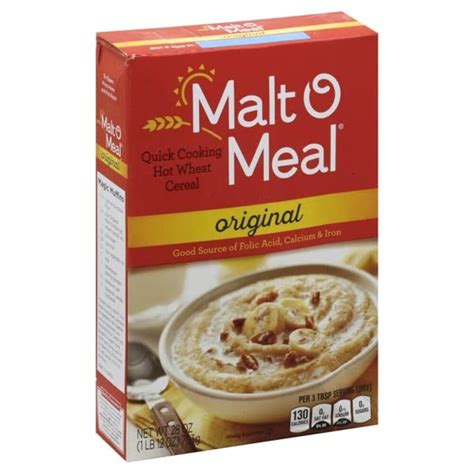 Malt O Meal® Original Quick Cooking Hot Wheat Cereal 28 Oz Box