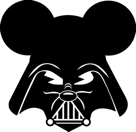 Darth Vader Mickey Mouse Star Wars Walt Disney Vinyl Decal Sticker