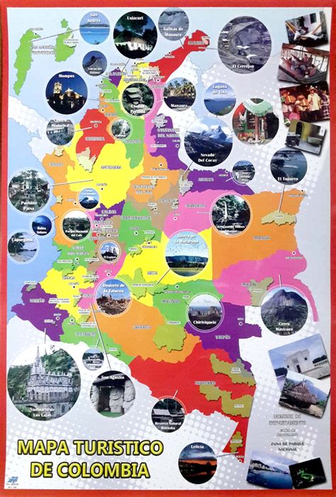 Las Regiones Turisticas De Colombia Mapa De Colombia Simbolos Images