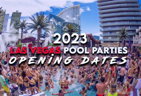 Las Vegas Pool Parties Opening Dates | LA Epic Club Crawls