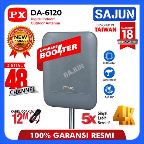 Jual Px Da Antena Tv Digital Indoor Outdoor Antenna Booster Dvbt