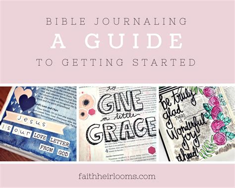 Bible Journaling: A Guide to Getting Started – Faith Heirlooms