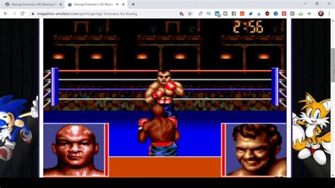 George Foreman S Ko Boxing Preview Sega Megadrive Emulator Youtube