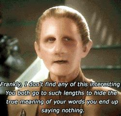 Odo and more of his dislike of people in general. animated! Star Trek ...