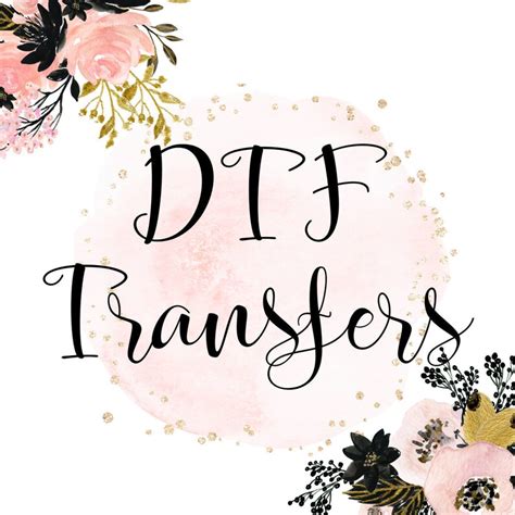 DTF Transfers Direct To Film Custom DTF Transfer Ready For Etsy UK