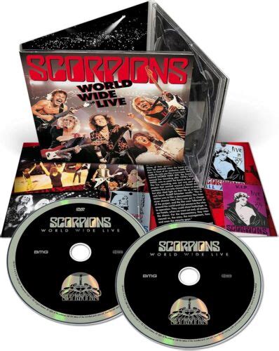 Scorpions World Wide Live Th Anniversary New Cd Dvd Set