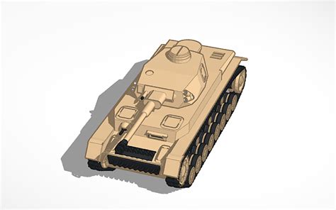 3d Design Panzer Iv G Tinkercad