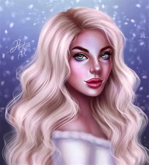 Artstation Aelin Galathynius Portrait Maddie Bayley Aelin Galathynius Throne Of Glass