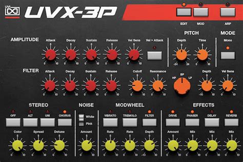 Uvx P By Uvi Vintage Synth Plugin Vst Vst Audio Unit Aax