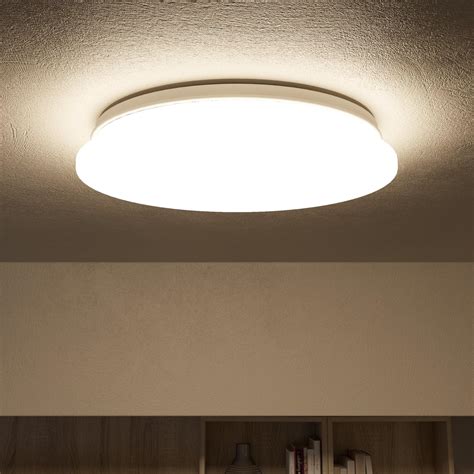 Plafoniera Led Moderno Moon Bianco Cm Luce Naturale Lm