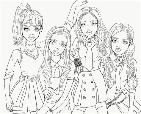 Coloriage Blackpink Nouvelles Images Pour Une Impression Gratuite