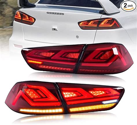 Vland Led Tail Lights For Mitsubishi Lancer Evo X Sequential