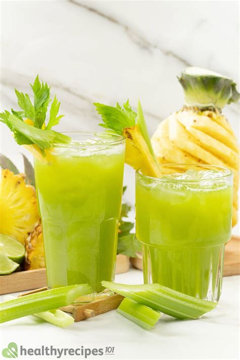 Pineapple Celery Juice Recipe A Healthy Sweet And Mellow Drink