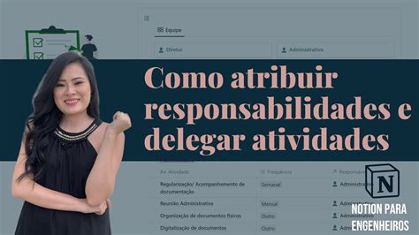 Notion Como Atribuir Responsabilidades E Delegar Atividades Youtube