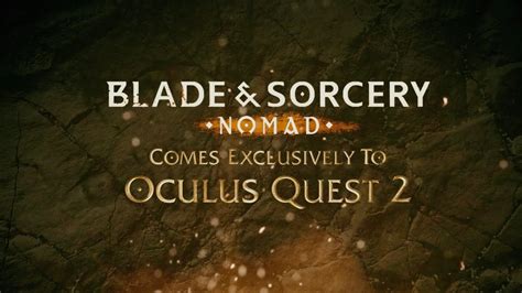 Blade Sorcery Nomad L Oculus Quest 2 YouTube