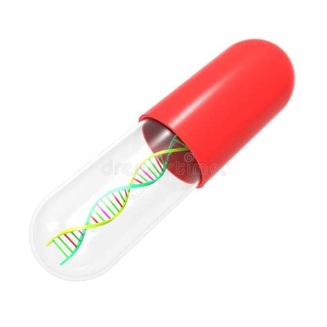 Dna Capsule Stock Illustration Illustration Of Composite 11733864