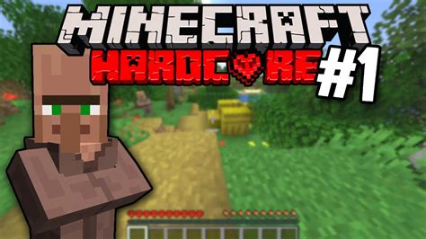 Minecraft Hardcore Ep1 A Village Day 1 5 Youtube